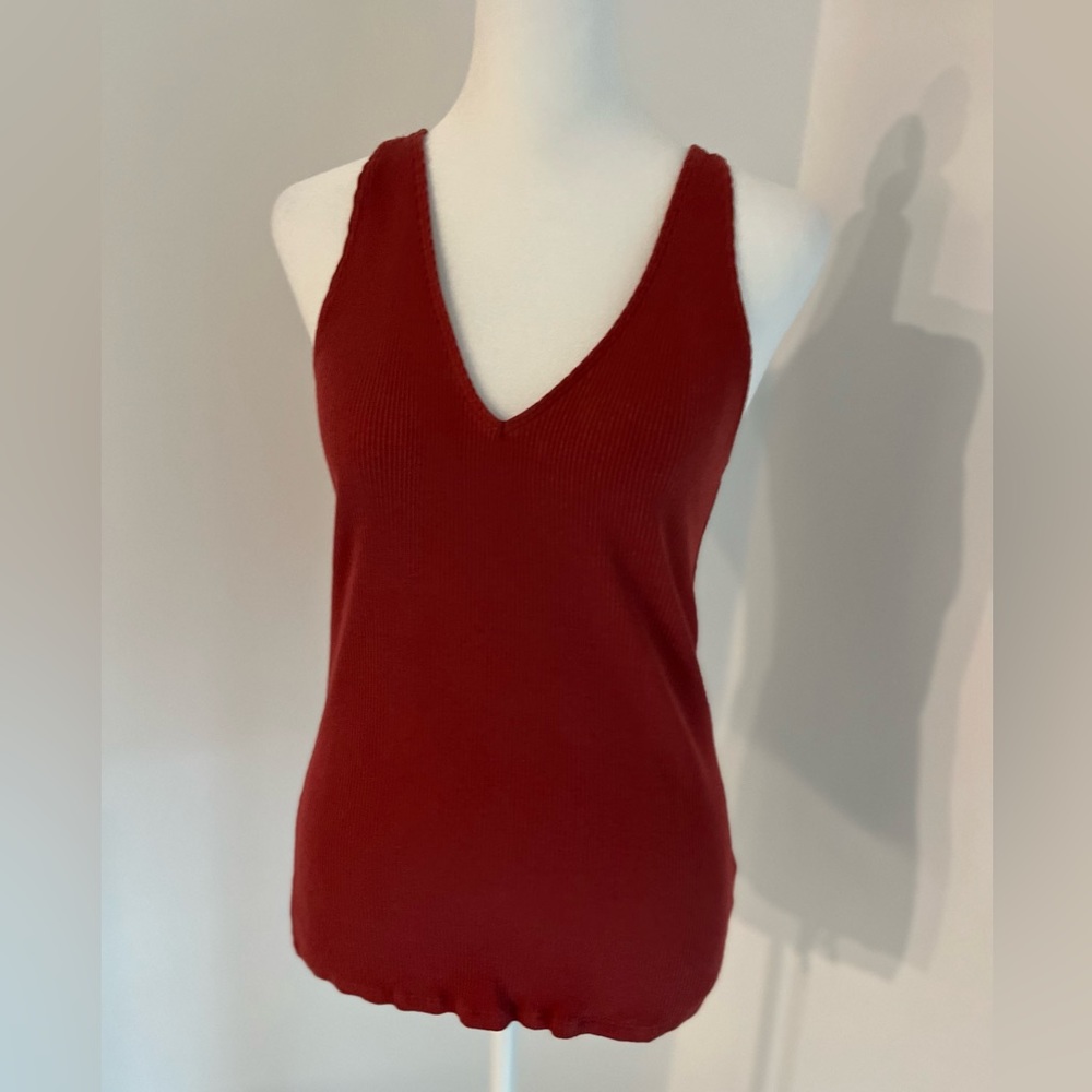 Rxpress middle size cotton light brown Tank Top